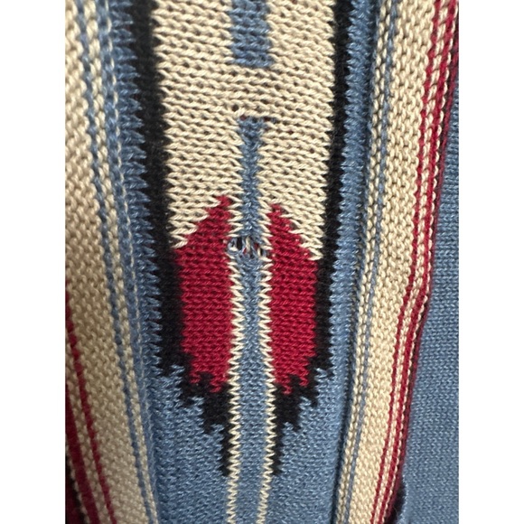 NWT CHAPS Southwest Aztec Sweater Vest Blue Multi | 2XL - Picture 12 of 12
